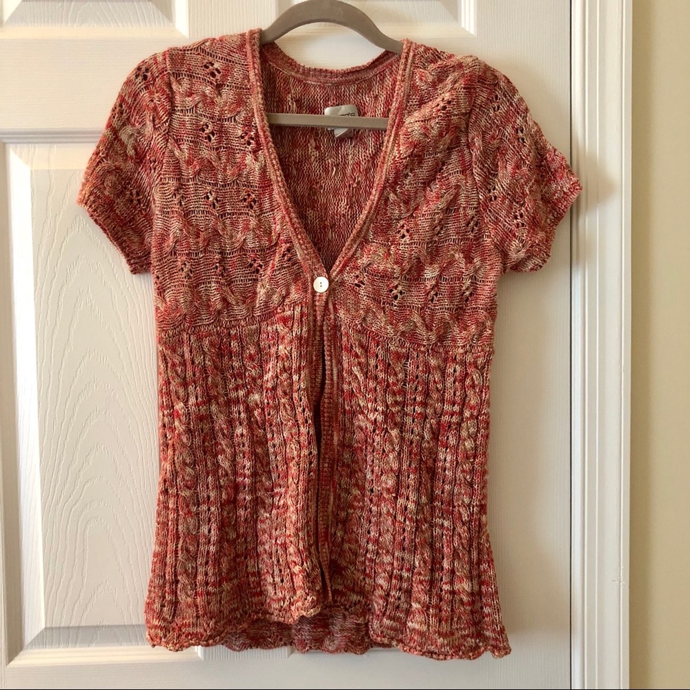Chico’s Short-Sleeve Cardigan